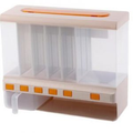 Wall-Mounted Cereal and Grain Dispenser with multiple compartments