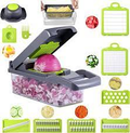 14-in-1 Vegetable Chopper and Slicer Set with multiple blade attachments