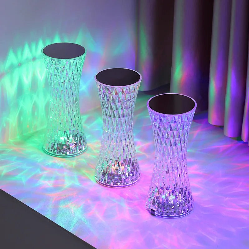 Elegant Crystal Glass Vase