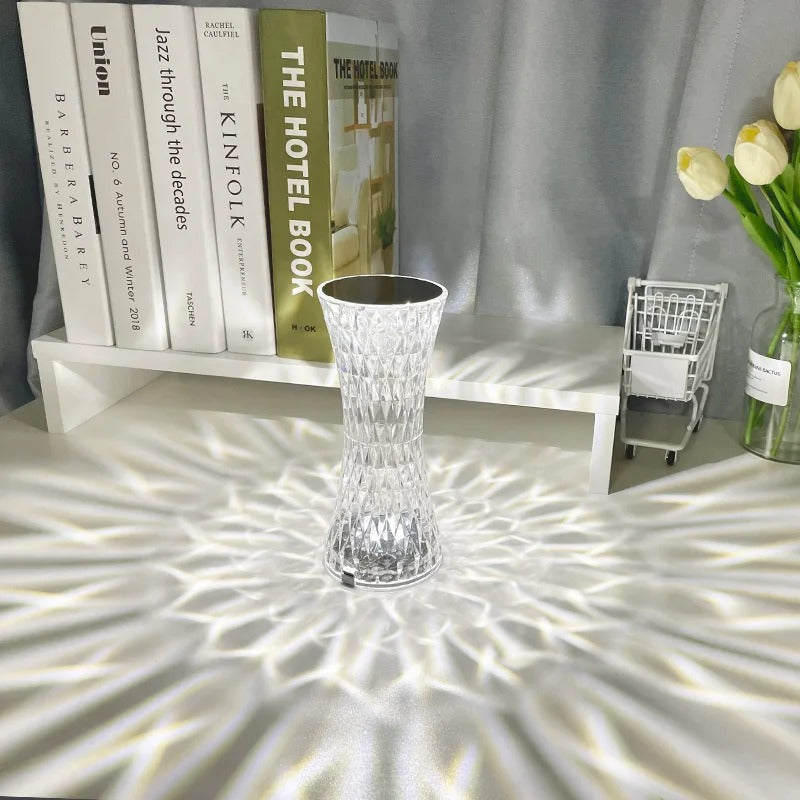 Elegant Crystal Glass Vase