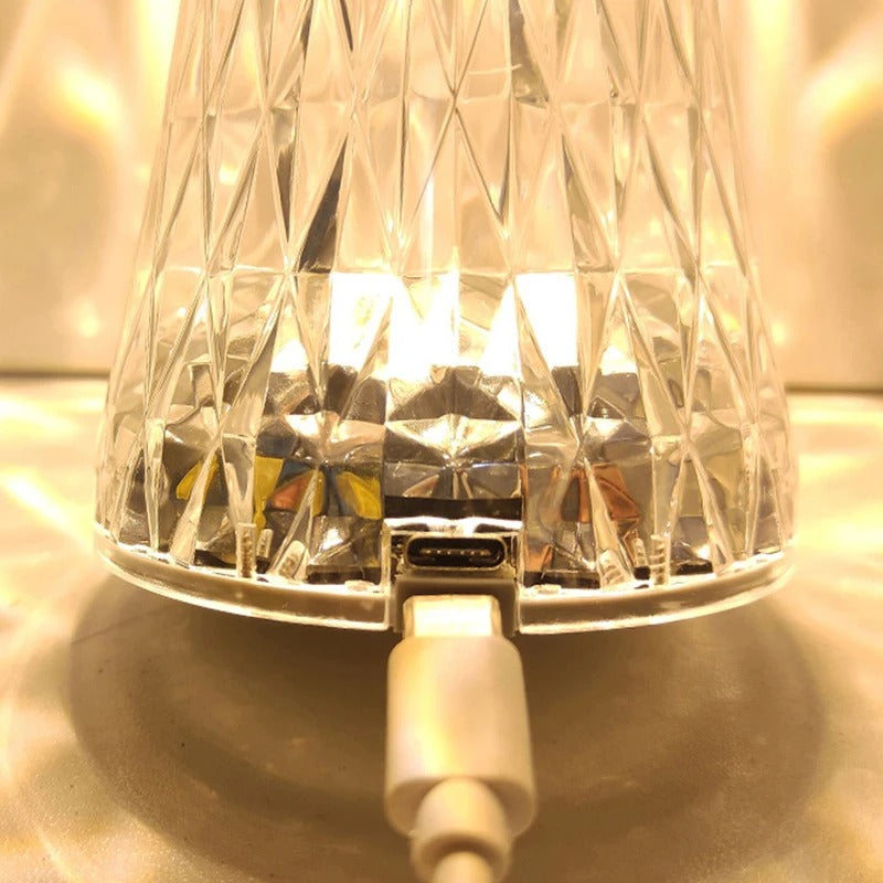 Elegant Crystal Glass Vase