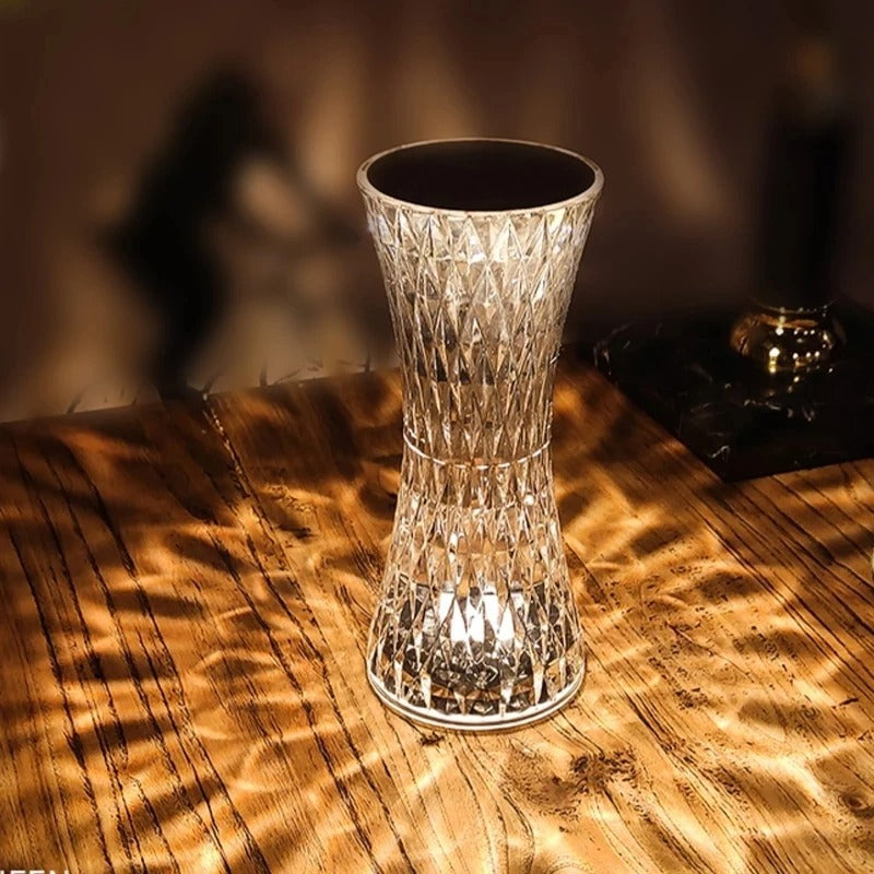 Elegant Crystal Glass Vase